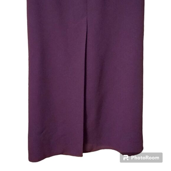 R&M Richards 2pc Beaded Wine Jacket Dress Formal Sz 10 - Picture 10 of 16